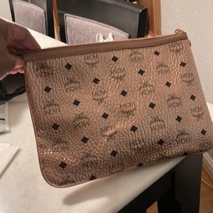 MCM Visetos Large Tote Insert Pouch